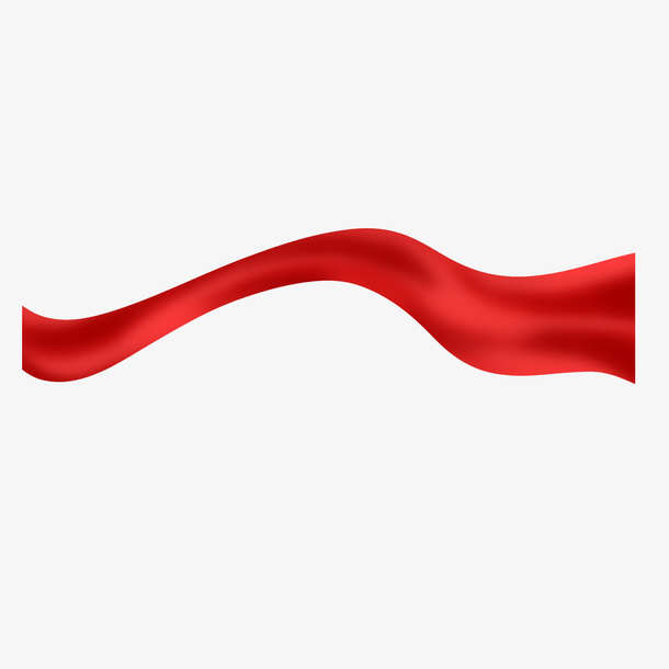 大红色丝绸免抠