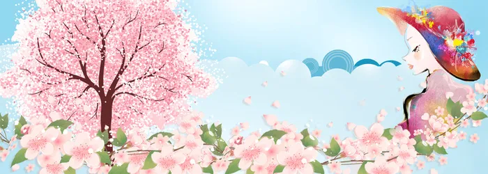 淘宝38女神节背景高清