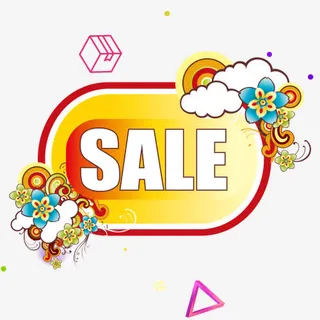 花边云朵素材免抠