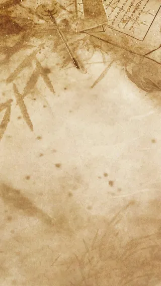 复古黄色H5背景素材高清