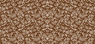 综色咖啡豆手绘背景