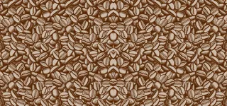 综色咖啡豆手绘背景