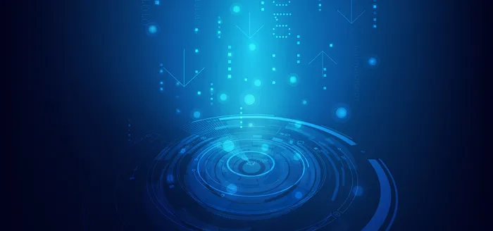 蓝色商务科技背景高清