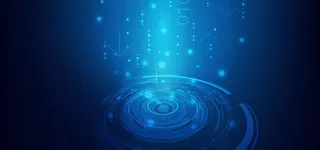 蓝色商务科技背景高清