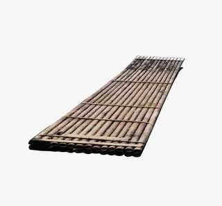 竹筏素材图免抠