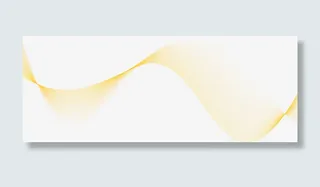 黄色曲线图免抠