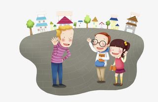 卡通老师学生免抠