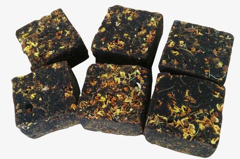 味道纯正的桂花味古法黑糖砖免抠