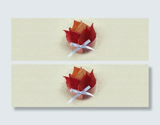 简约枫叶海报背景