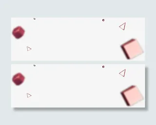 棕色简约几何方块漂浮素材免抠