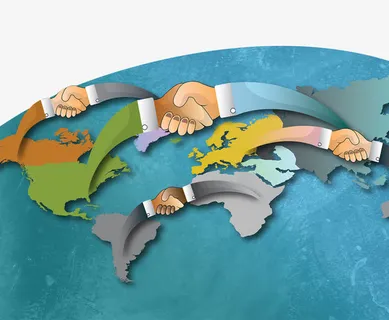 企业国际合作免抠