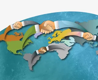 企业国际合作免抠