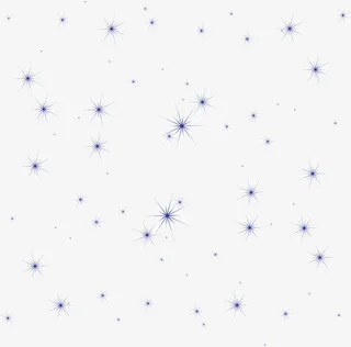 蓝色闪耀星星免抠