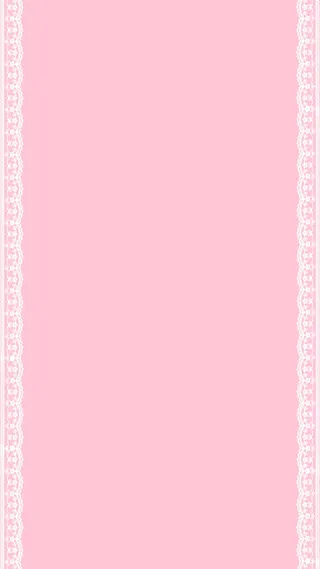 粉色纯色背景白色蕾丝边框H5背景素材高清