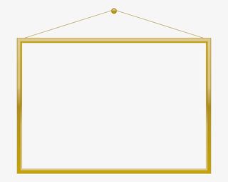 木色木材质相框探免抠