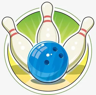 3个保龄球免抠