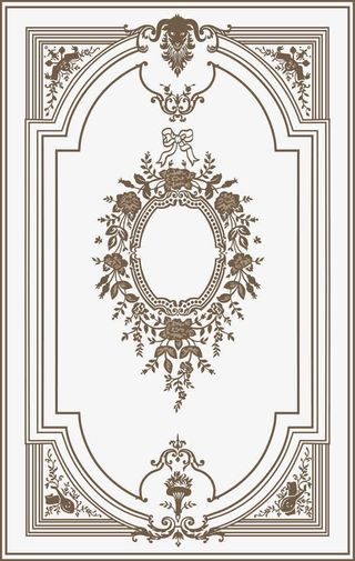 矢量复古边框免抠