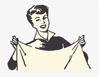 打扫卫生洗衣服的妇女形象免抠