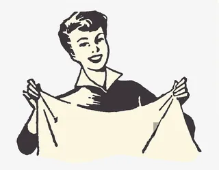 打扫卫生洗衣服的妇女形象免抠