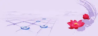 中国风莲花象棋背景高清