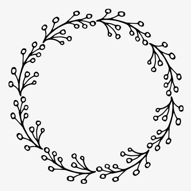 创意花环边框免抠