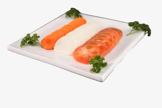 三色蔬菜拼盘免抠