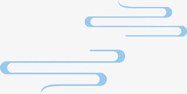 中国风云纹海报装饰线条免抠手绘/卡通卡通元素