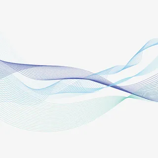 渐变色波纹线条背景免抠