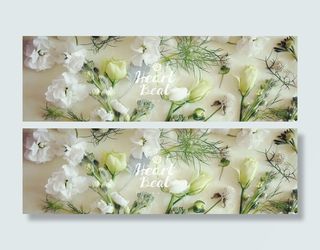 花朵白色布景淡绿色花蕊免抠