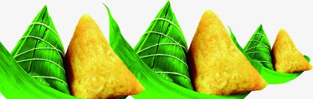中式传统食物粽子免抠