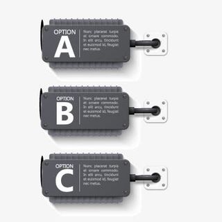 信息分类 边框 深色 红色 商务 矢免抠