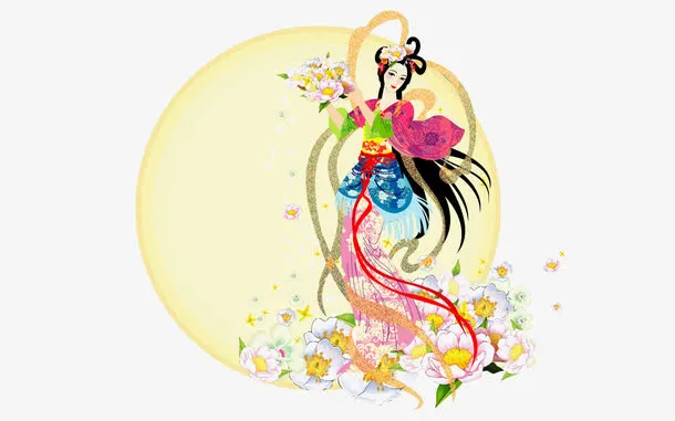 中秋节嫦娥免抠
