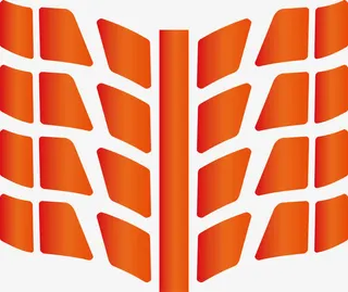 红色汽车轮胎印记图免抠