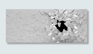 碎墙破洞纹理背景高清