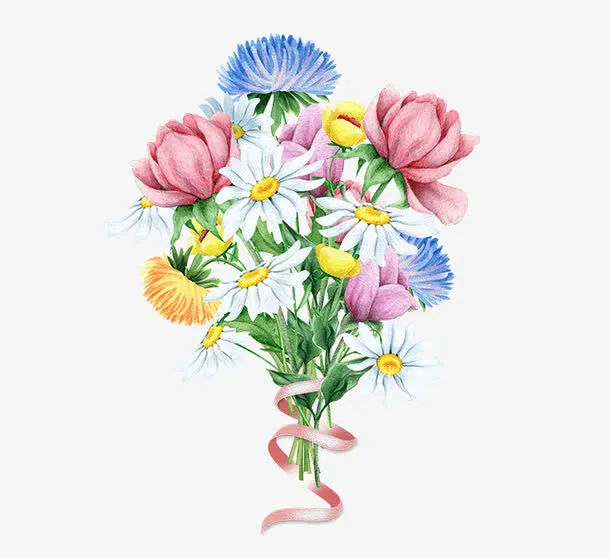 一束鲜花免抠
