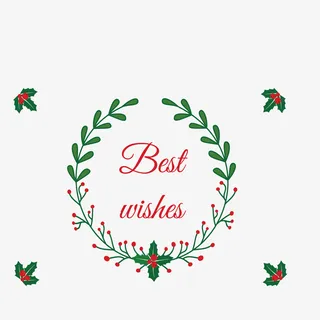 大自然编织最好的祝福免抠标签元素