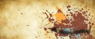 古风墨迹元素免抠