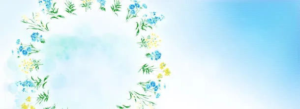 清新背景banner