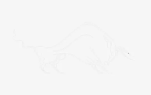 极简主义的公牛图案免抠