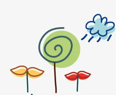 手绘卡通装饰免抠