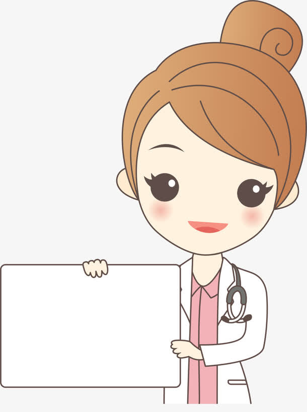 卡通可爱女医生免抠