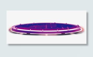 紫色圆形舞台免抠