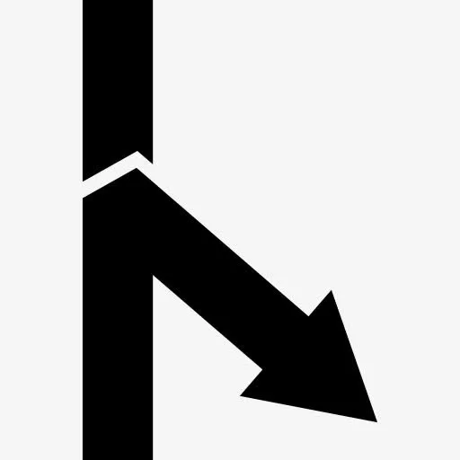 右下角的分叉箭头图标免抠