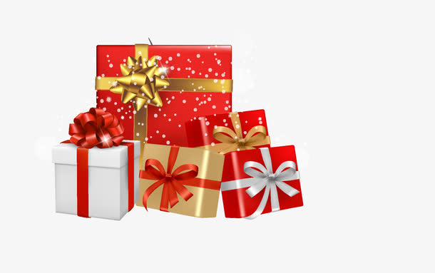 豪华大礼包素材免抠标签元素