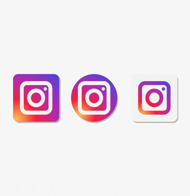 外国社交Instagram图标免抠