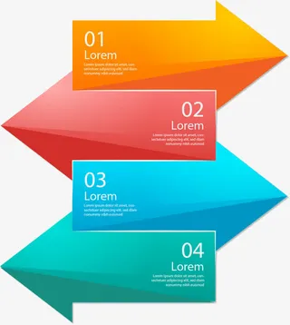 矢量手绘箭头免抠