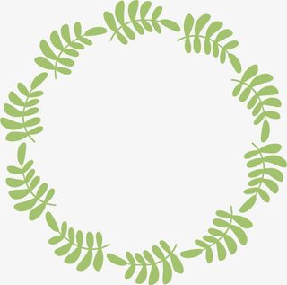 花环花边手绘边框免抠装饰边框元素