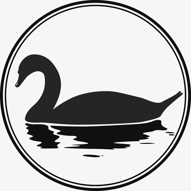 天鹅标志免抠