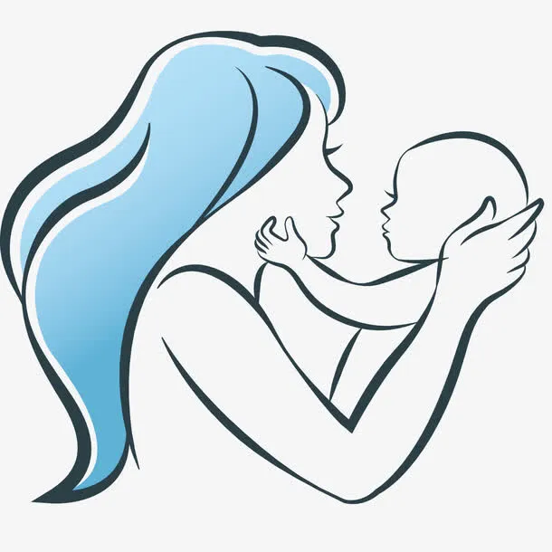 母婴绘画插画免抠
