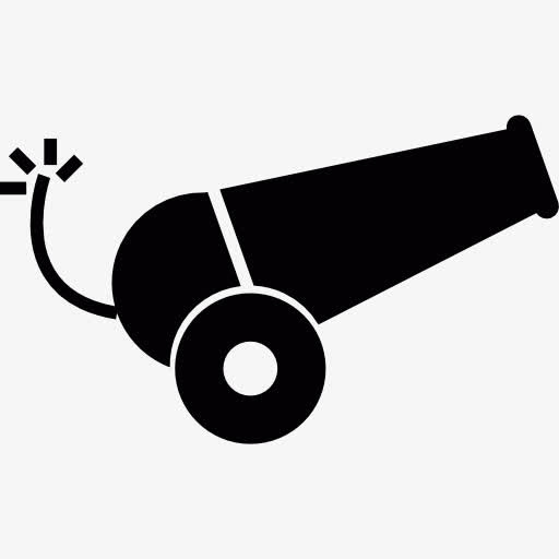 炮燃烧的导火索图标免抠